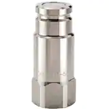 派克FS 系列快換陽接頭 - 使用化學(xué)兼容性強(qiáng)的316 不銹鋼材料，無溢流型，承壓可達(dá)2000psi