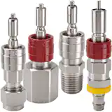 派克CPI系列快換陽(yáng)接頭 - 不銹鋼快換接頭，用于氣體、流體介質(zhì)，可耐真空或者壓力應(yīng)用