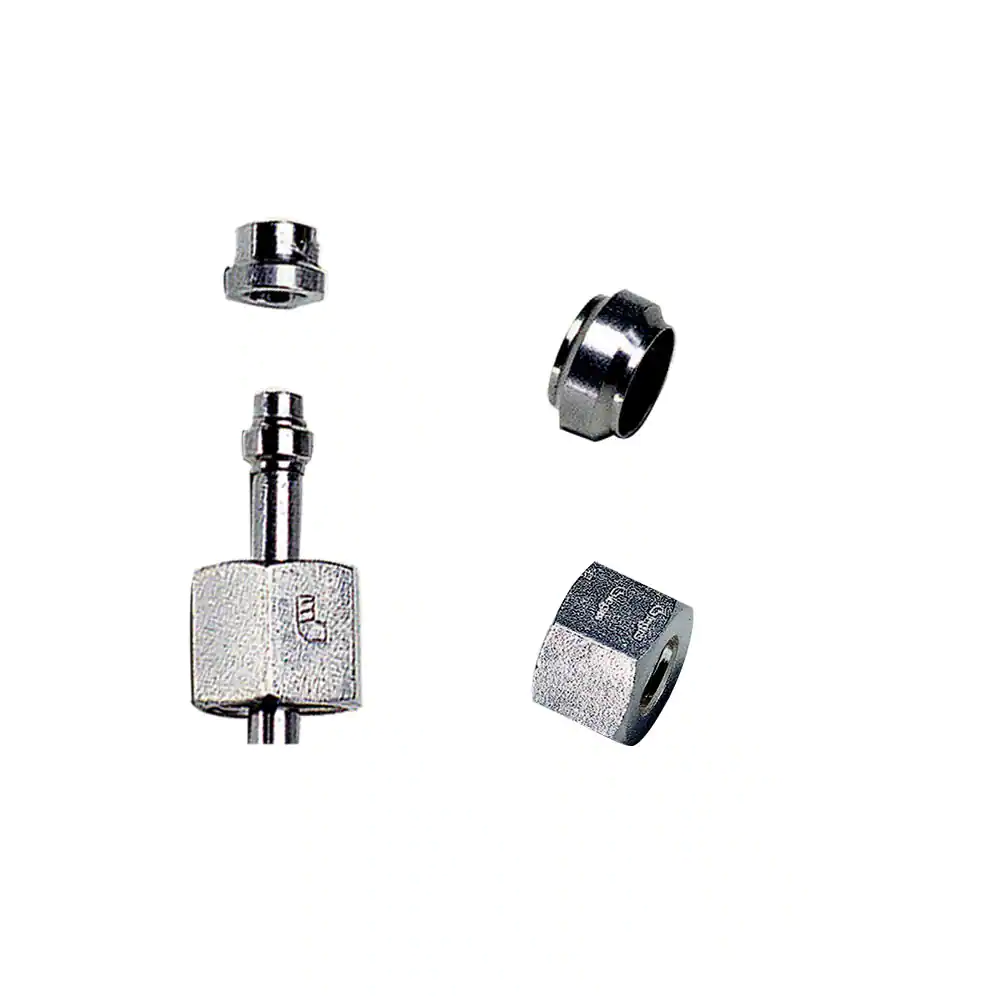 Parker不銹鋼變徑接頭，卡套以及螺母